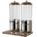 Juice Dispenser with Beech Wood for Keeping Juice (GRT-AT90315-2)